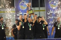 شاهین خشکبیجار قهرمان مسابقات زیر گروه لیگ یک فوتبال ساحلی ایران + گزارش تصویری