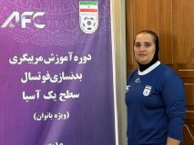 حضور بانوی گیلانی در دوره مربیگری بدنسازی فوتسال آسیا